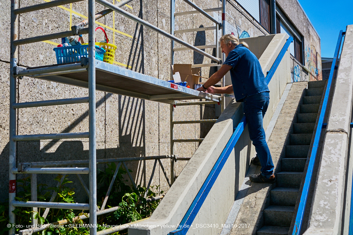 21.03.2017 - Abrissbaustelle Quiddezentrum in Neuperlach